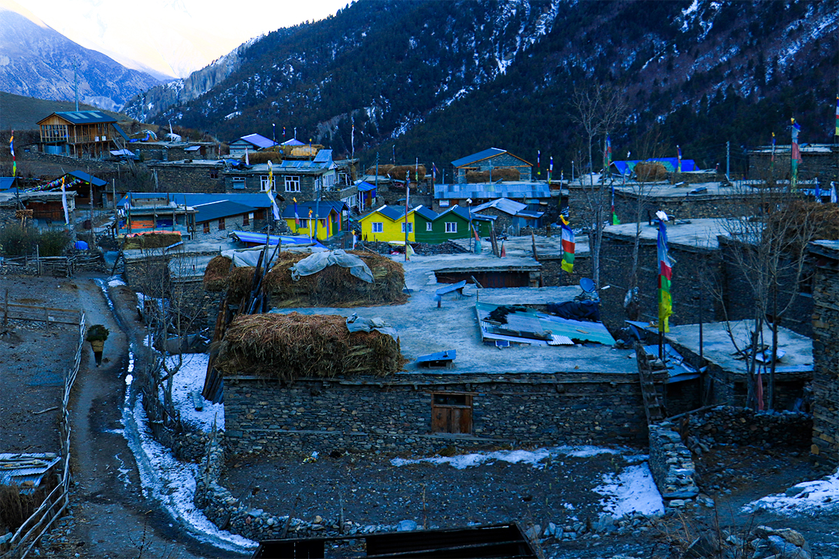 Teahouses at Tilicho Lake